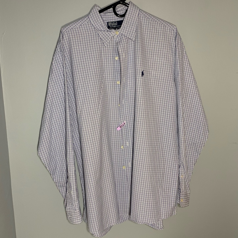Polo button-down Dress Shirt (dry cleaned)